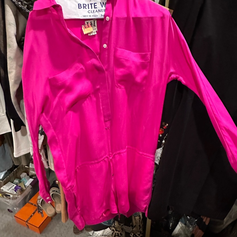 Haute Hippie Fuchsia Blouse